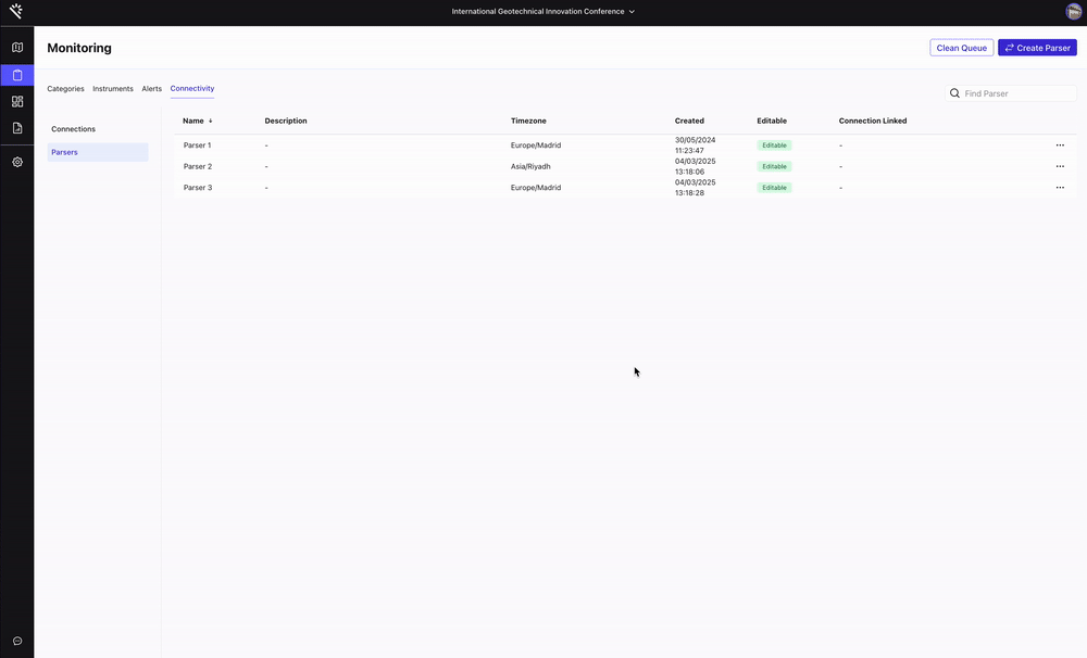 create a parser