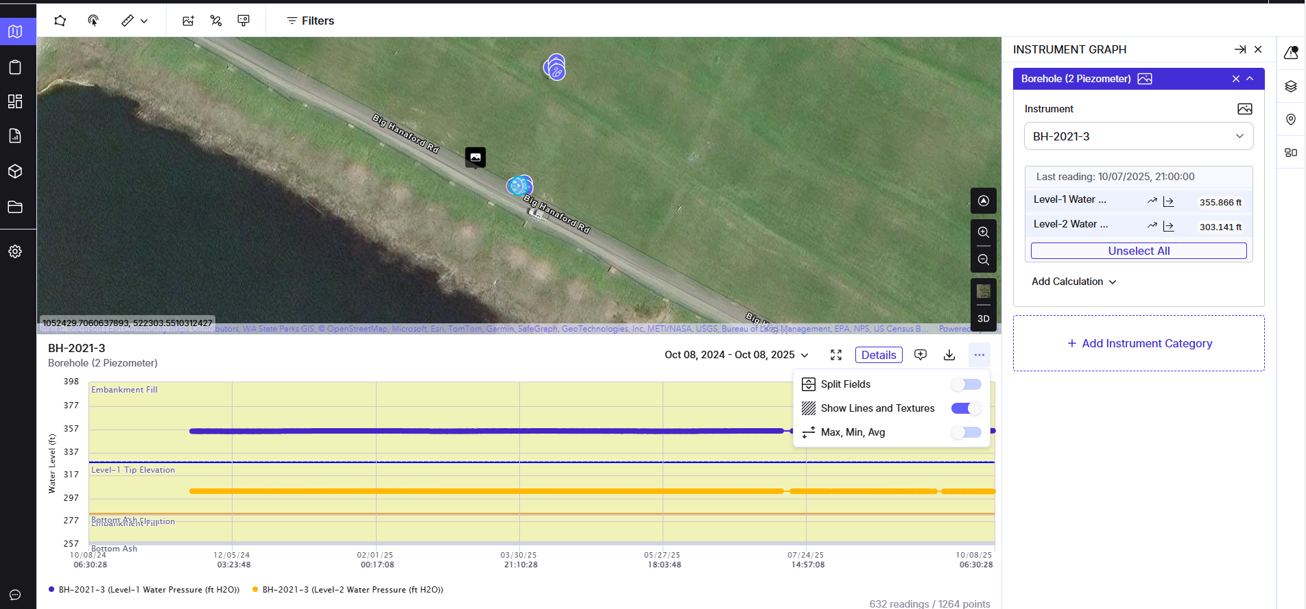 Navigating Instruments on the Map